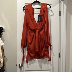 New with tags satin mini dress